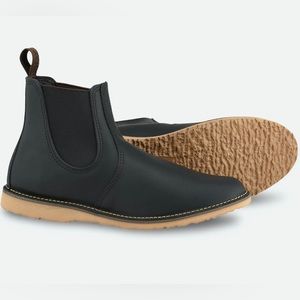 Red Wing Heritage Weekend Chelsea Boots Black. Mens 9